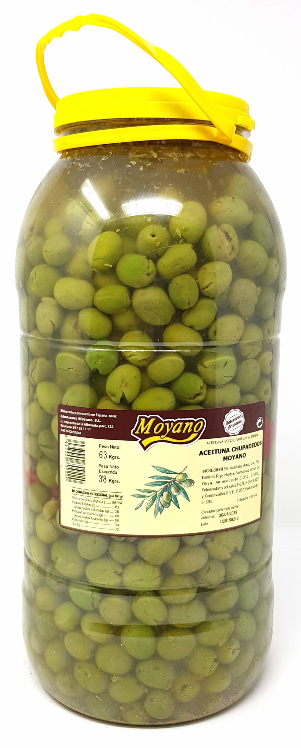 Aceituna Chupadedos